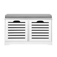 Shoe Rack Cabinet Bench White Caye Furniture Kings Warehouse 