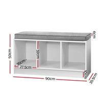 Shoe Rack Cabinet Bench White Zia Furniture Kings Warehouse 