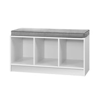 Shoe Rack Cabinet Bench White Zia Furniture Kings Warehouse 