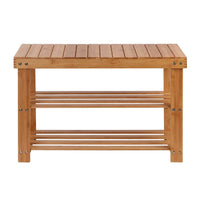 Shoe Rack Shoe Bench 10 Pairs Bamboo Furniture Kings Warehouse 