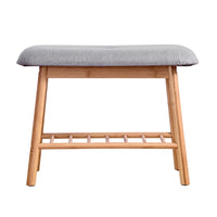 Shoe Rack Shoe Bench Fabric Seat 2 Pairs Furniture Kings Warehouse 