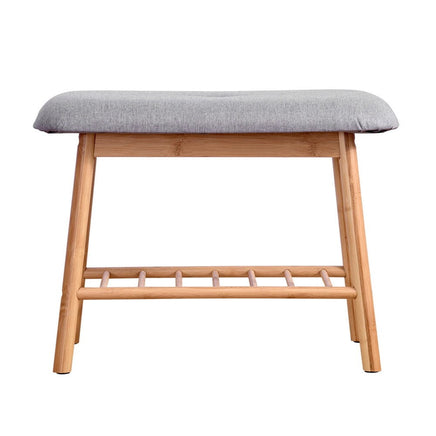 Shoe Rack Shoe Bench Fabric Seat 2 Pairs Furniture Kings Warehouse 