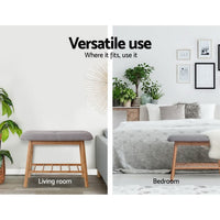 Shoe Rack Shoe Bench Fabric Seat 2 Pairs Furniture Kings Warehouse 