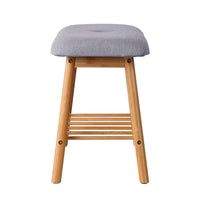 Shoe Rack Shoe Bench Fabric Seat 2 Pairs Furniture Kings Warehouse 