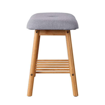 Shoe Rack Shoe Bench Fabric Seat 2 Pairs Furniture Kings Warehouse 