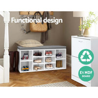 Shoe Rack Storage Cabinet Bench BOA Furniture Kings Warehouse 