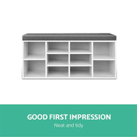 Shoe Rack Storage Cabinet Bench BOA Furniture Kings Warehouse 