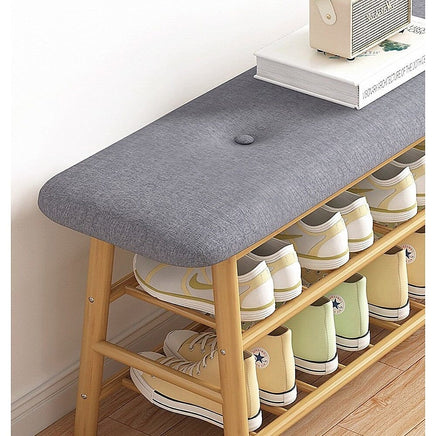 Shoe Stool Storage Rack Cabinet Multifunctional Space Saving Furniture Kings Warehouse 