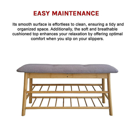 Shoe Stool Storage Rack Cabinet Multifunctional Space Saving Furniture Kings Warehouse 