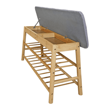 Shoe Stool Storage Rack Cabinet Multifunctional Space Saving Furniture Kings Warehouse 