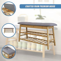 Shoe Stool Storage Rack Cabinet Multifunctional Space Saving Furniture Kings Warehouse 