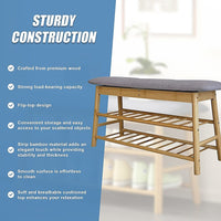 Shoe Stool Storage Rack Cabinet Multifunctional Space Saving Furniture Kings Warehouse 