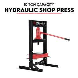 Shop Press - 10 Ton Hydraulic Standard Auto Accessories Kings Warehouse 