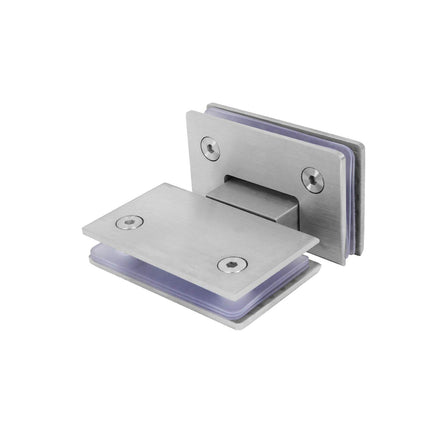 Shower Glass Door Gate Hinge 304 Stainless Steel 180 Degrees Polished Chrome Finish Kings Warehouse 