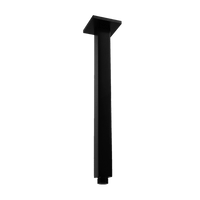 Shower Head Arm Wall Connector Electroplated Matte Black Finish Furniture Kings Warehouse 