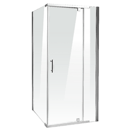 Shower Screen 1000x700x1900mm Framed Safety Glass Pivot Door By Della Francesca Furniture Kings Warehouse 