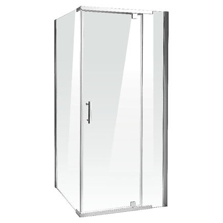 Shower Screen 1000x700x1900mm Framed Safety Glass Pivot Door By Della Francesca Furniture Kings Warehouse 