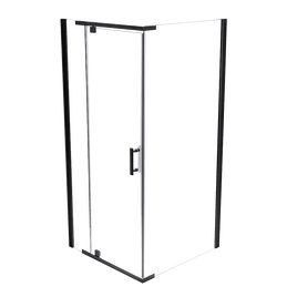 Shower Screen 1000x800x1900mm Framed Safety Glass Pivot Door By Della Francesca Kings Warehouse