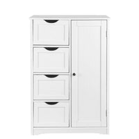 Sian Bathroom Tallboy Storage Cabinet - White 2023 Home Refresh Kings Warehouse 