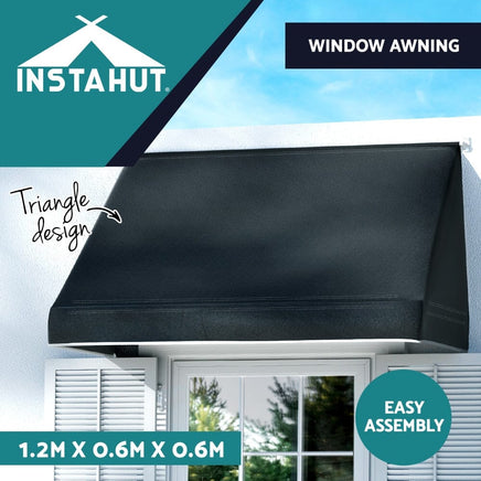 Side Awning Sun Shade Outdoor Blinds Balcony Screen 1.2X0.6X0.6M Kings Warehouse 