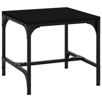 Side Tables 2 pcs Black 40x40x35 cm Engineered Wood Kings Warehouse 