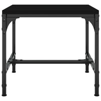 Side Tables 2 pcs Black 40x40x35 cm Engineered Wood Kings Warehouse 