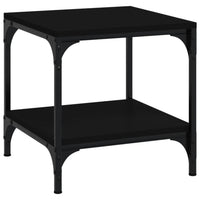 Side Tables 2 pcs Black 40x40x40 cm Engineered Wood Kings Warehouse 