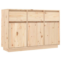 Sideboard 110x34x75 cm Solid Wood Pine Kings Warehouse 