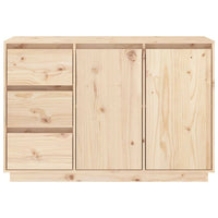 Sideboard 111x34x75 cm Solid Wood Pine Kings Warehouse 