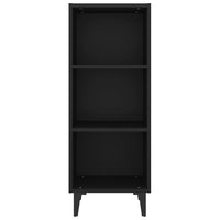 Sideboard Black 34.5x32.5x90 cm Engineered Wood living room Kings Warehouse 