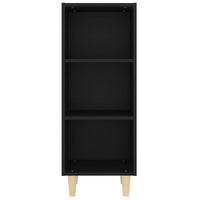 Sideboard Black 34.5x32.5x90 cm Engineered Wood living room Kings Warehouse 