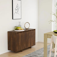 Sideboard Brown Oak 120x41x75 cm Engineered Wood