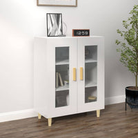 Sideboard High Gloss White 69.5x34x90 cm Engineered Wood living room Kings Warehouse 