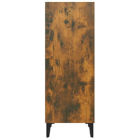 Sideboard Smoked Oak 34.5x32.5x90 cm Engineered Wood living room Kings Warehouse 
