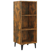 Sideboard Smoked Oak 34.5x32.5x90 cm Engineered Wood living room Kings Warehouse 