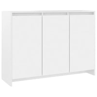 Sideboard White 102x33x75 cm Engineered Wood Kings Warehouse 