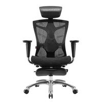 Sihoo Ergonomic Office Chair V1 4D Adjustable High-Back Breathable With Footrest And Lumbar Support Black Furniture Kings Warehouse 