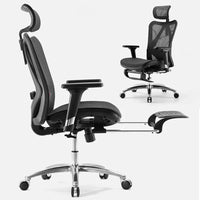 Sihoo M57 Ergonomic Office Chair, Computer Chair Desk Chair High Back Chair Breathable,3D Armrest and Lumbar Support Black without Foodrest Furniture Kings Warehouse 