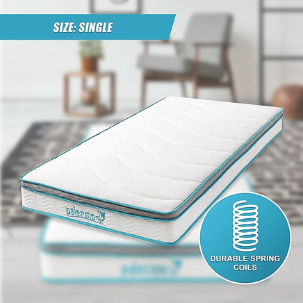 Single 20cm Hybrid Mattress – Memory Foam and Innerspring Support Furniture Kings Warehouse 