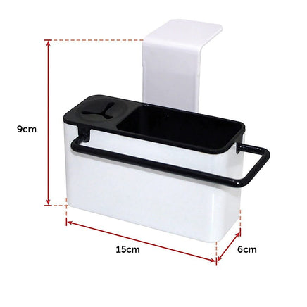 Sink Aid Self Draining Caddy Kitchen Sponges Brush Soap Home & Garden Kings Warehouse 