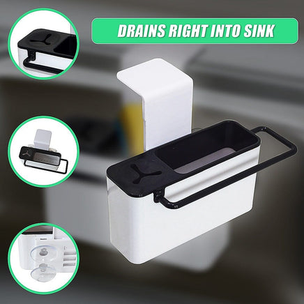 Sink Aid Self Draining Caddy Kitchen Sponges Brush Soap Home & Garden Kings Warehouse 