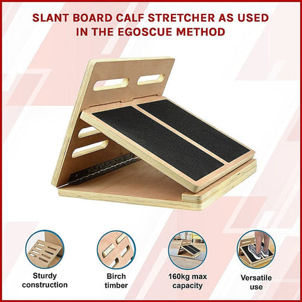 Slant Board Calf Stretcher as used in the Egoscue Method Sports & Fitness Kings Warehouse 