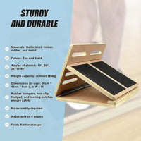 Slant Board Calf Stretcher Incline Stretch as Used in Egoscue Method Sports & Fitness Kings Warehouse 