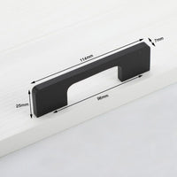 Slim Design Kitchen Cabinet Handles Drawer Bar Handle Pull Black 96MM Kings Warehouse 