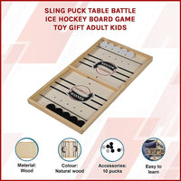 Sling Puck Table Battle Ice Hockey Board Game Toy Gift Adult Kids Gift & Novelty Kings Warehouse 