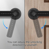 Smart Fingerprint Door Lock Electronic Handle Digital Password Bluetooth Key APP Kings Warehouse 