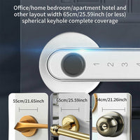 Smart Fingerprint Door Lock Electronic Handle Digital Password Bluetooth Key APP Kings Warehouse 