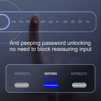 Smart Fingerprint Door Lock Electronic Handle Digital Password Bluetooth Key APP Kings Warehouse 