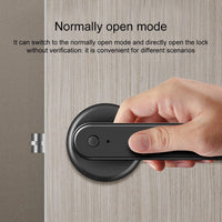 Smart Fingerprint Door Lock Electronic Handle Digital Password Bluetooth Key APP Kings Warehouse 