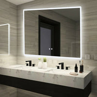Smart Mirror Bathroom Vanity LED Lighted Wall Mirror 1000x700mm Della Francesca 